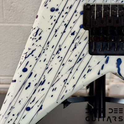Jackson Custom Shop King V Electric Guitar w/ Case - Blood Splatter