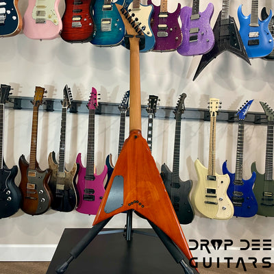 Jackson Custom Shop Randy Rhoads HS Electric Guitar w/ Case - Amber Lager Burst