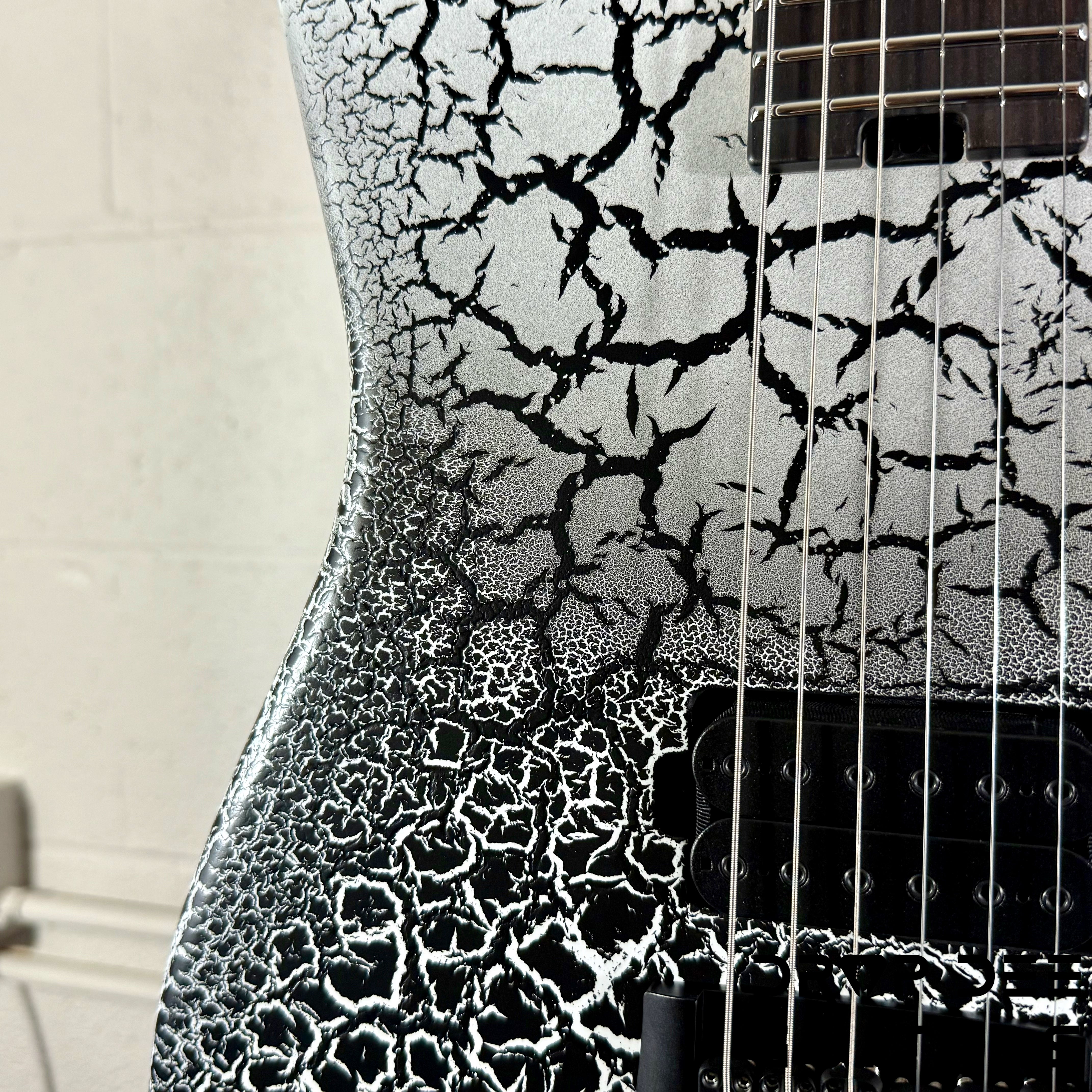 Schecter USA Custom Shop John Browne Signature Zenith Electric Guitar w/ Case - Fracture White