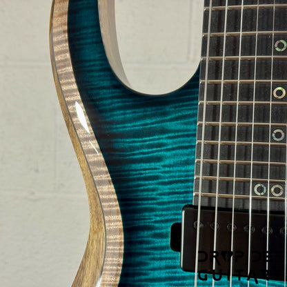 Kiesel A2 6 Neck-Thru Trem Electric Guitar w/ Bag - Blue Burst