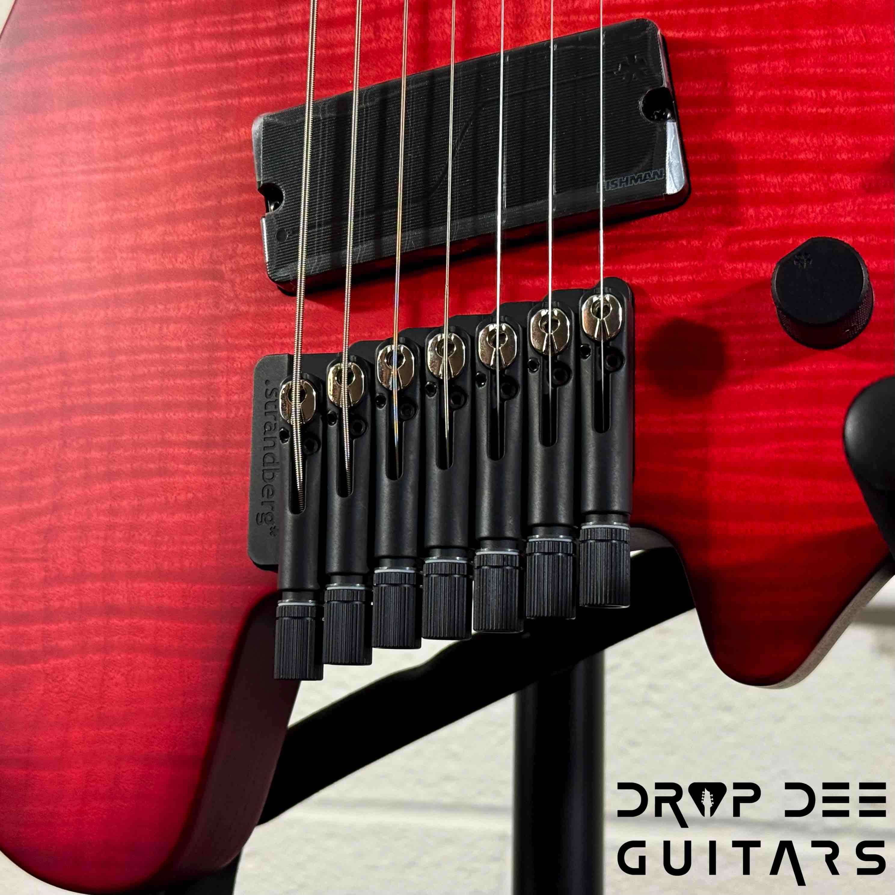 Strandberg Boden Original N2.7 7-String Multiscale Headless Electric Guitar w/ Bag - Sunset Coral Burst Satin