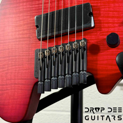 Strandberg Boden Original N2.7 7-String Multiscale Headless Electric Guitar w/ Bag - Sunset Coral Burst Satin