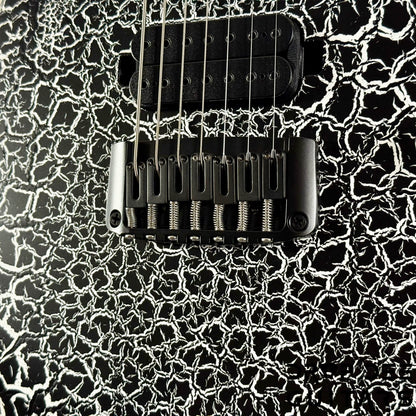 Schecter USA Custom Shop John Browne Signature Zenith 7 Baritone 7-String Electric Guitar w/ Case - Fracture White