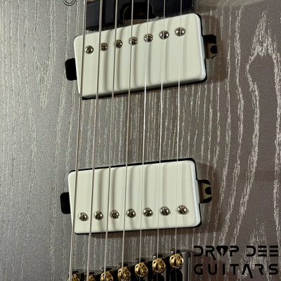 GOC Varja 7 Multiscale 7-String Electric Guitar w/ Bag - Silver