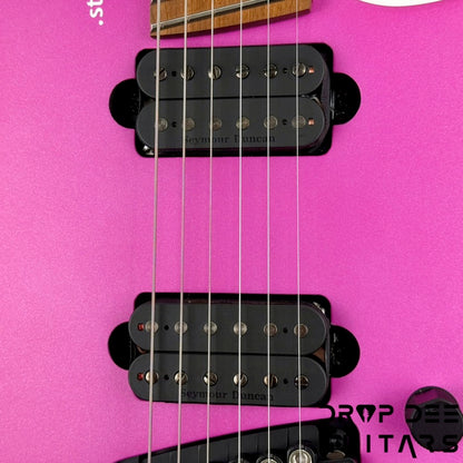 Strandberg Boden Standard N2.6T Tremolo Multiscale Headless Electric Guitar w/ Bag - Electric Fuchsia Metallic