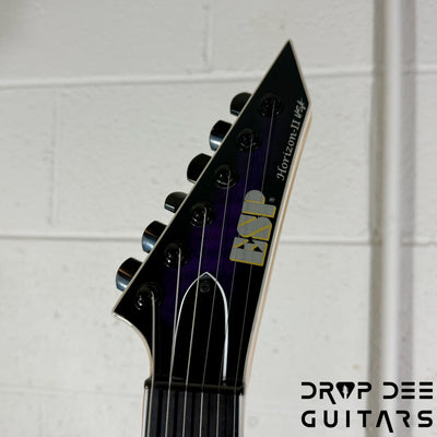 ESP USA Horizon-II Electric Guitar w/ Case - Dark Purple Sunburst