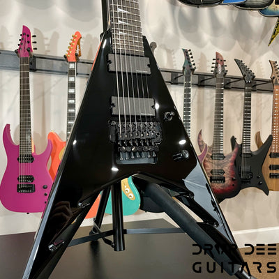 Jackson USA Signature Corey Beaulieu King V KV7 7-String Electric Guitar w/ Case - Gloss Black