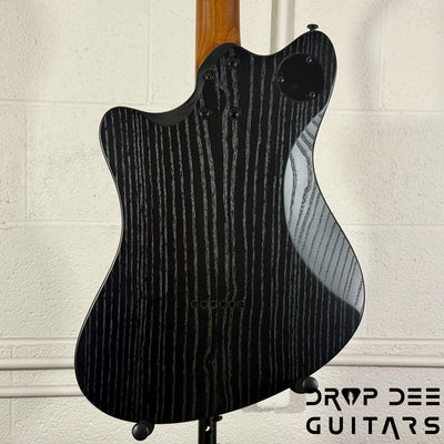 Balaguer 10th Anniversary Espada Modern Baritone Electric Guitar w/ Case - Rustic Black Satin