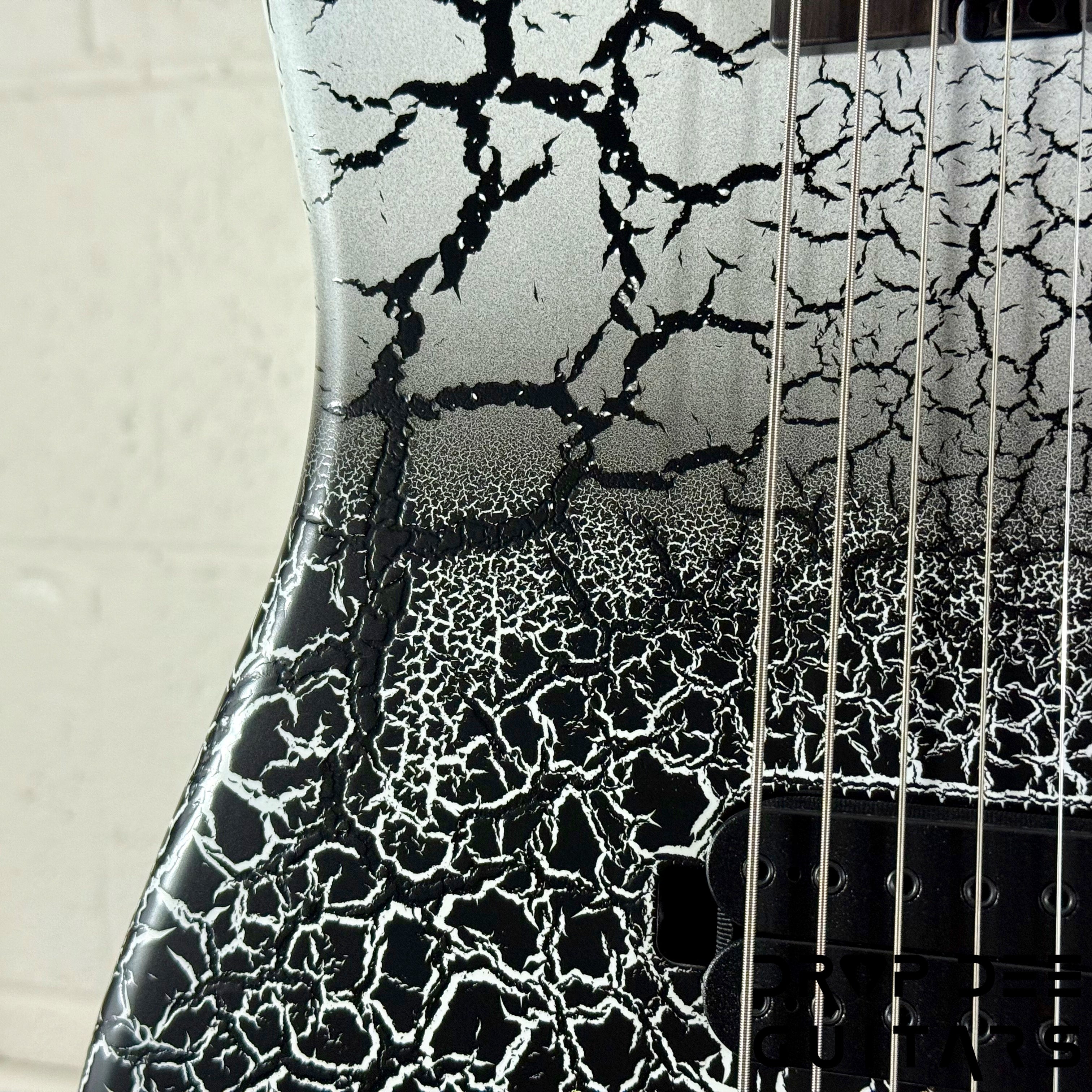 Schecter USA Custom Shop John Browne Signature Zenith 7 Baritone 7-String Electric Guitar w/ Case - Fracture White