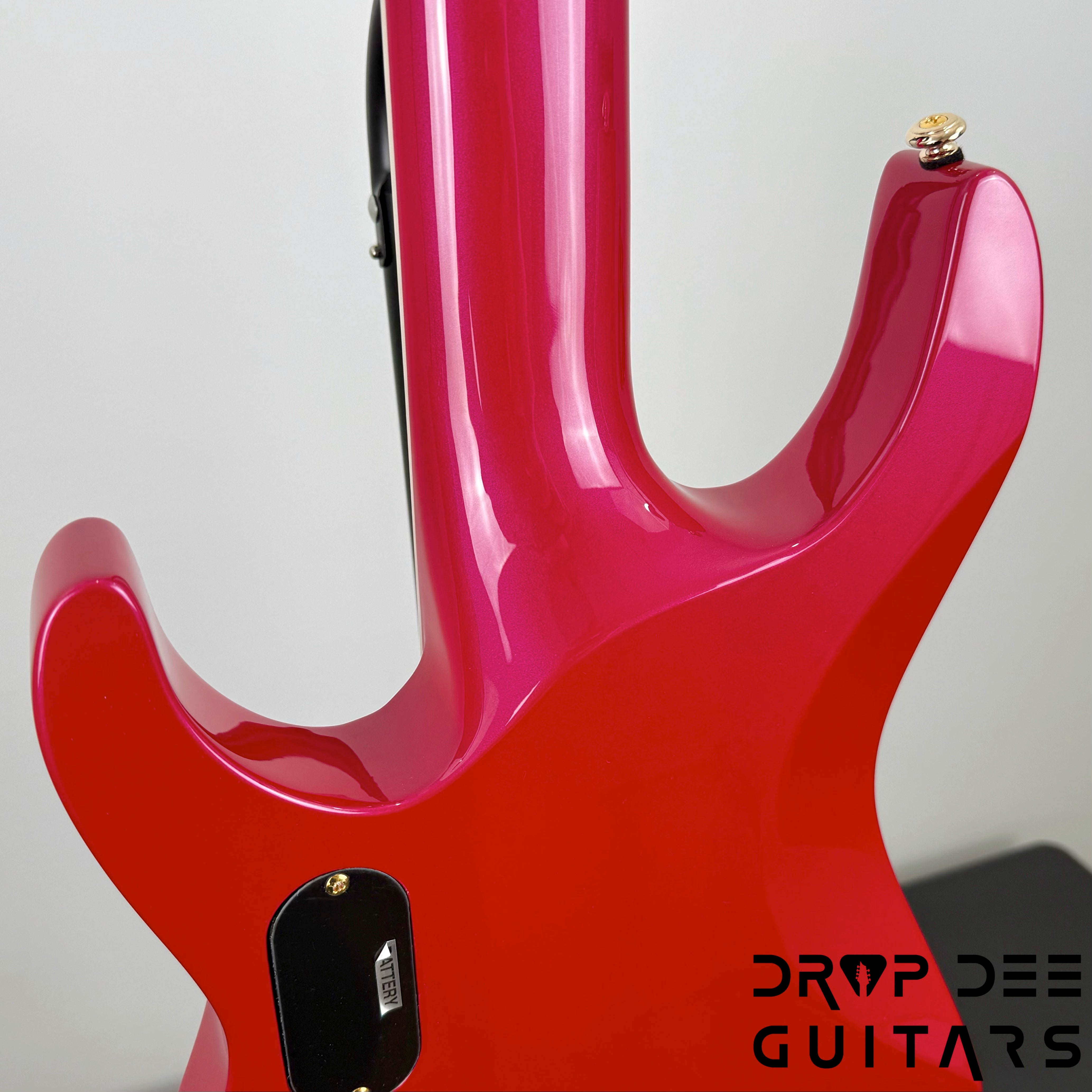 ESP LTD Stephen Carpenter SC-607B Baritone 7-String Electric Guitar w/ Case - Magenta Metallic