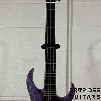 Ronciswall Miasma 7 7-String Electric Guitar w/ Bag - Copper Purple/Silver Marble
