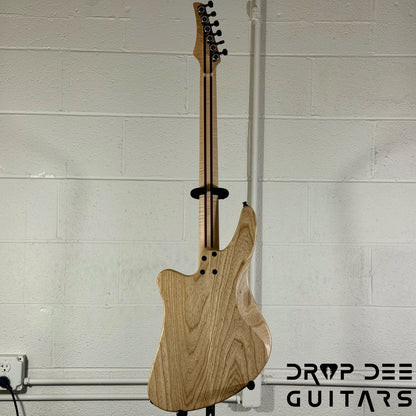 GV Guitars Vincent Baritone Electric Guitar w/ Case - Natural