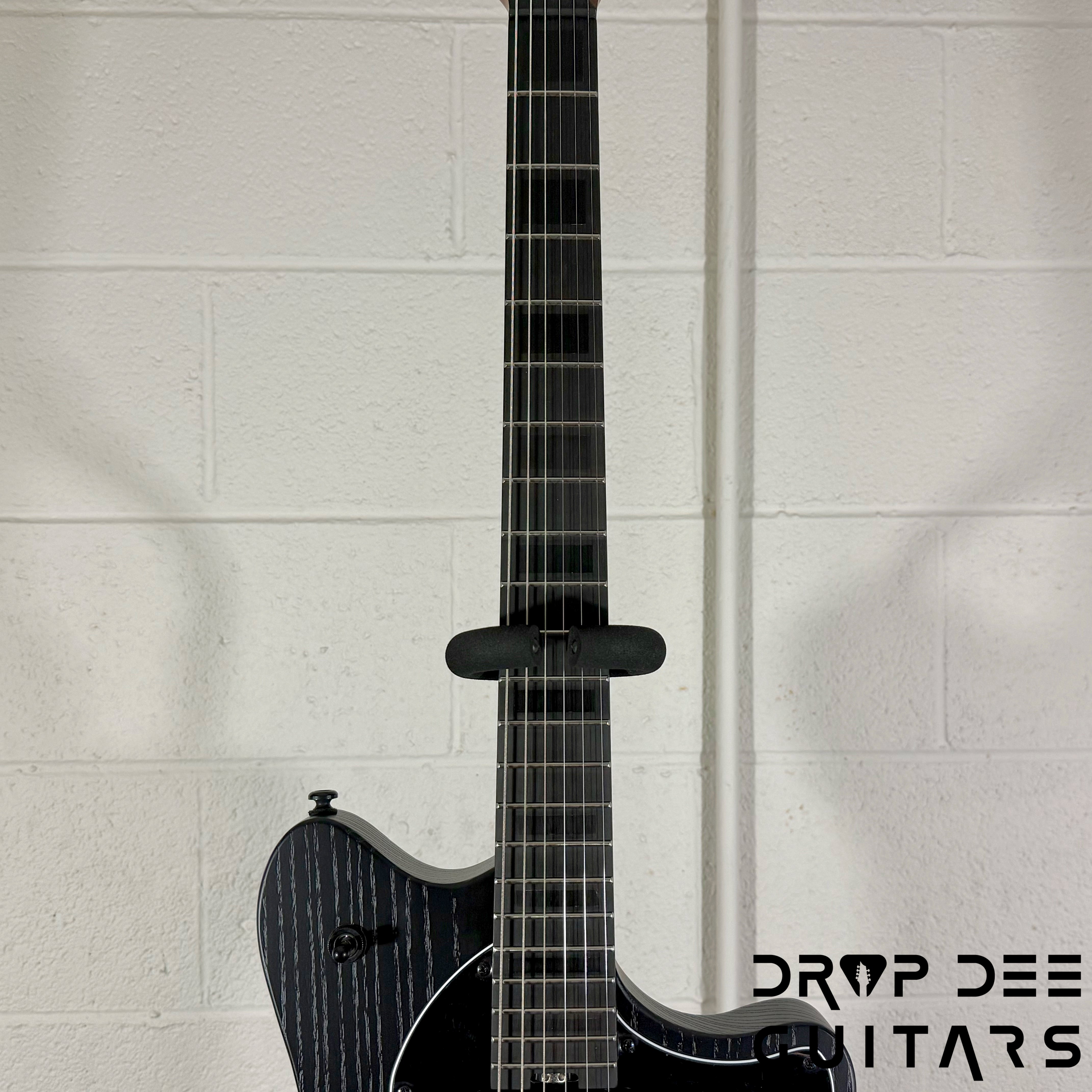 Balaguer 10th Anniversary Espada Modern Baritone Electric Guitar w/ Case - Rustic Black Satin