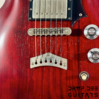 Dunable USA Custom Shop Minotaur Electric Guitar w/ Case - Transparent Red
