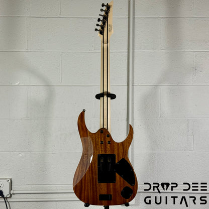 Ibanez Prestige RG5120ML Left-Handed Electric Guitar w/ Case - Frozen Ocean