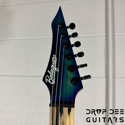 Balaguer DDG Exclusive Run Diablo Baritone Electric Guitar w/ Bag (1051) - Island Burst
