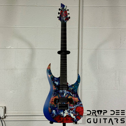 Schecter Custom Shop Sunset Extreme 6 Electric Guitar w/ Case - Stabilized Top