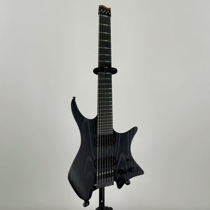 Strandberg Boden Singularity NX 7 Pitch Black 7-String Multiscale Headless Electric Guitar w/ Bag - Pitch Black