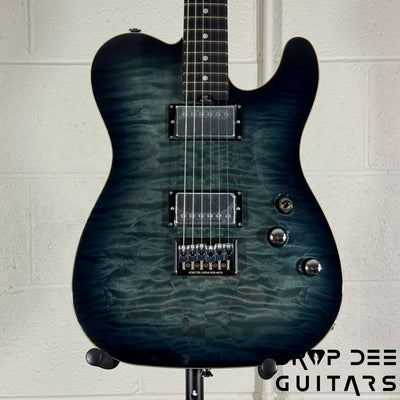 Schecter PT Classic Electric Guitar w/ Case - Transparent Black Burst
