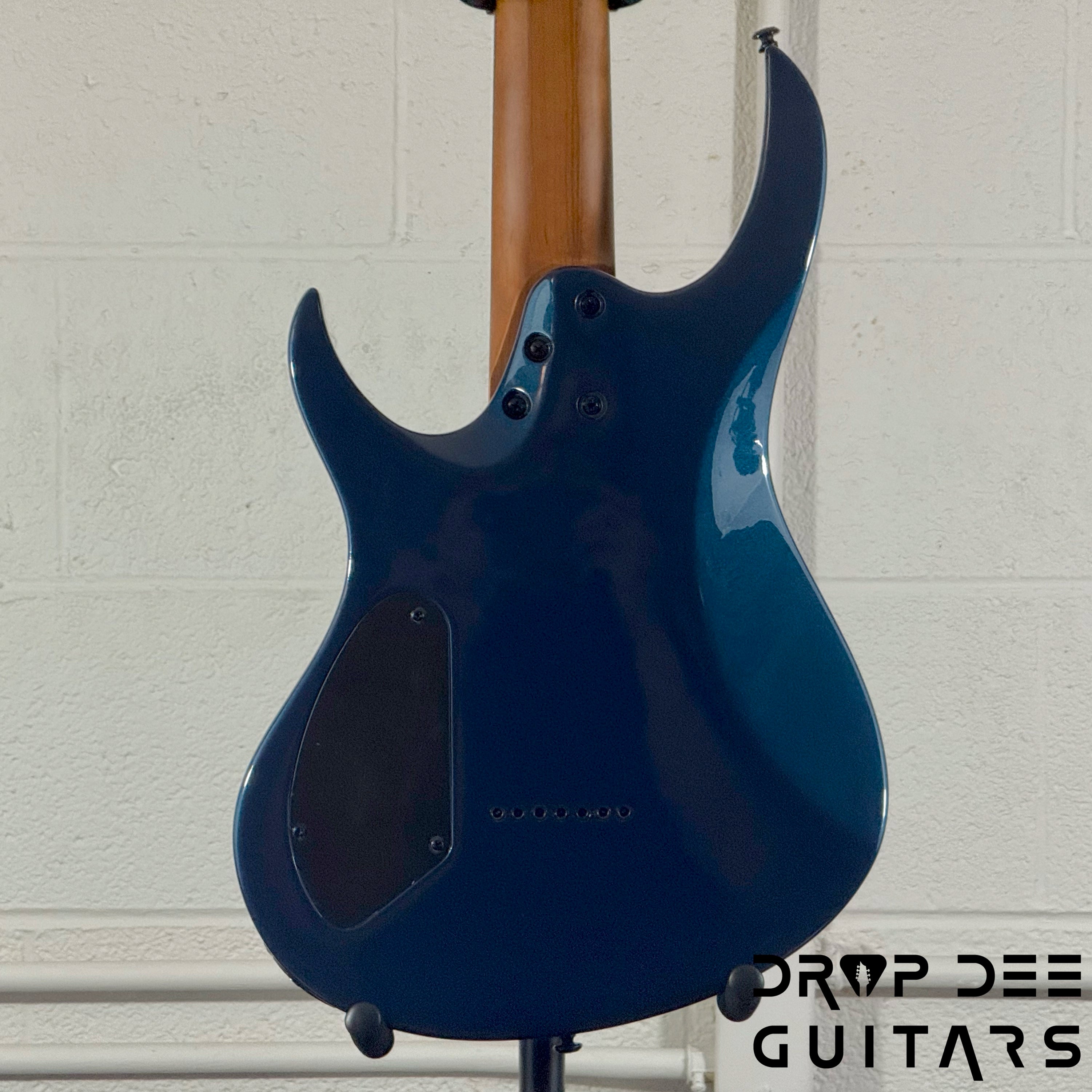 Balaguer Select Series Diablo Baritone 7 7-String Electric Guitar w/ Bag - Gloss Metallic Blueberry