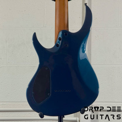 Balaguer Select Series Diablo Baritone 7 7-String Electric Guitar w/ Bag - Gloss Metallic Blueberry