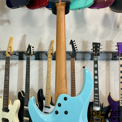 Balaguer Select Series Diablo Retro 27 FR Electric Guitar w/ Bag - Gloss Solid Cerulean Blue