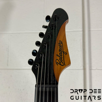 Balaguer 10th Anniversary Espada Modern Baritone Electric Guitar w/ Case - Rustic Black Satin