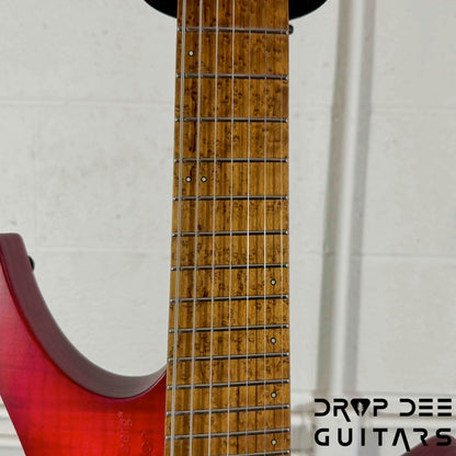 Strandberg Boden Original N2.7 7-String Multiscale Headless Electric Guitar w/ Bag - Sunset Coral Burst Satin