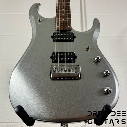 Ernie Ball Music Man JP13 6 Electric Guitar w/ Case - Platinum Silver