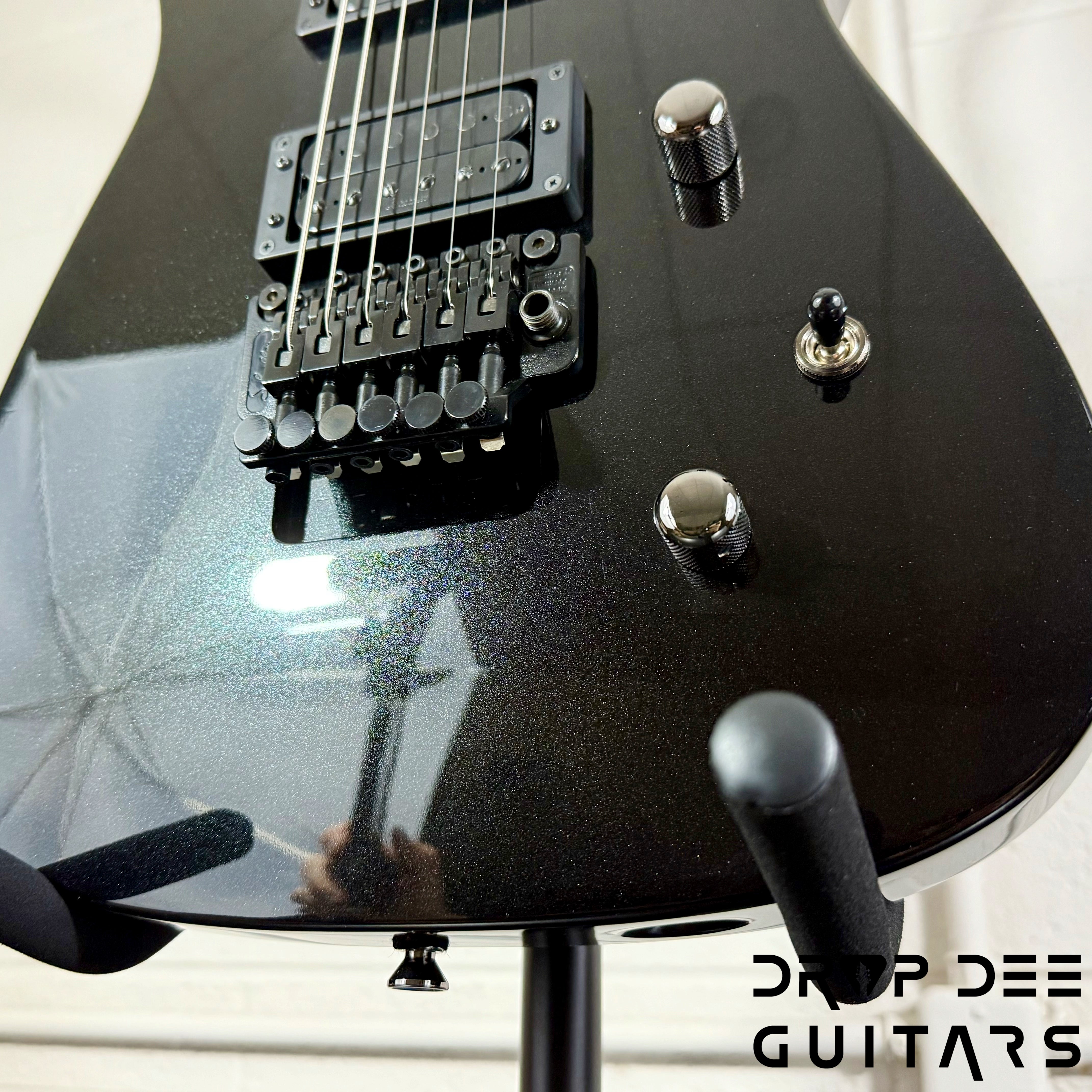 Caparison Dellinger II Prominenace MF Electric Guitar w/ Bag - Trans Spectrum Black