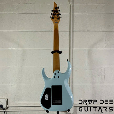 Jackson Pro Series Misha Mansoor Signature Juggernaut ET7 Evertune 7-String Baritone Electric Guitar w/ Case - Gulf Blue