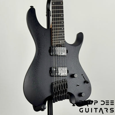 Ibanez Q Series QX52B Headless Electric Guitar w/ Bag - Weathered Black