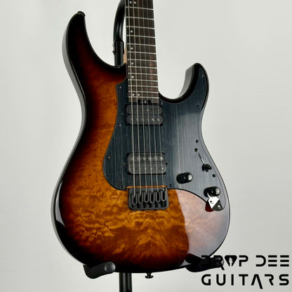 ESP LTD SN-1000HT QM Electric Guitar - Dark Brown Sunburst