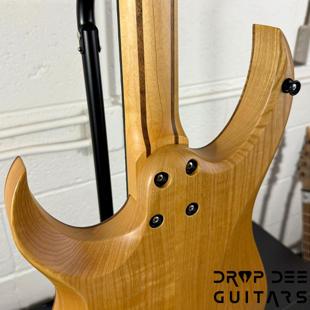 Schecter Custom Shop Sunset Extreme Exotic Electric Guitar w/ Case - Koa Vintage Natural Satin