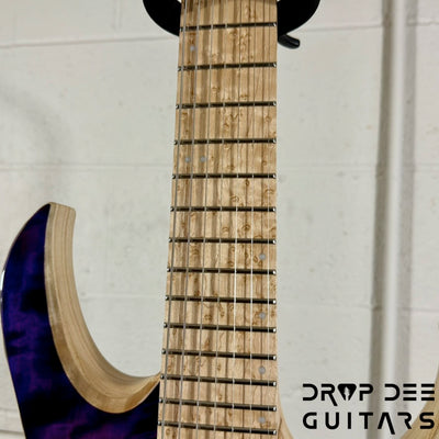 Mayones Duvell Elite 7 Baritone 7-String Electric Guitar w/ Case - Infinite Purple