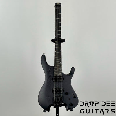 Ibanez Q Series QX52B Headless Electric Guitar w/ Bag - Weathered Black