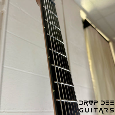Balaguer Select Series Diablo Baritone 7 7-String Electric Guitar w/ Bag - Gloss Metallic Blueberry