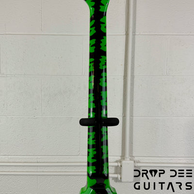 Jackson USA Custom Shop Rhoads RR24 FR Electric Guitar w/ Case - Slime Green Bengal
