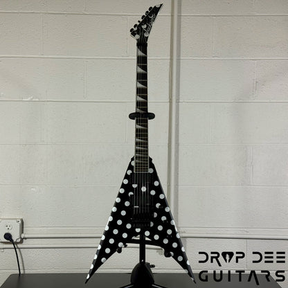 Jackson Pro Series Limited Edition Signature Phil Demmel KV King V Electric Guitar w/ Case - Polka Dot
