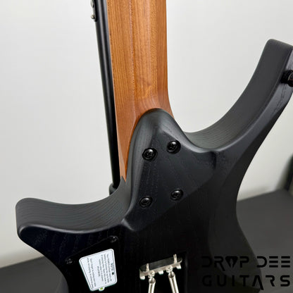 Strandberg Boden Original N2.6T Tremolo Multiscale Headless Electric Guitar w/ Bag - Black Denim Burst Satin