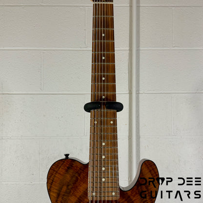 Schecter Custom Shop Masterworks PT CET-8 Baritone 8-String Electric Guitar w/ Case - Koa Natural