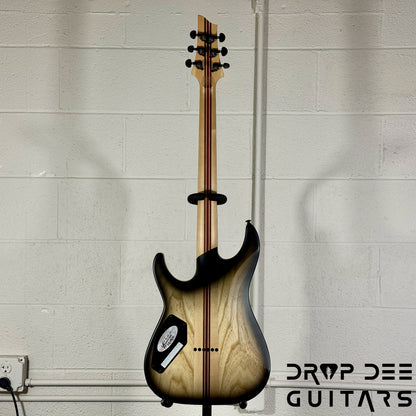 Schecter Diamond Series C-1 Pale Moon Electric Guitar - Natural Satin with Black Burst