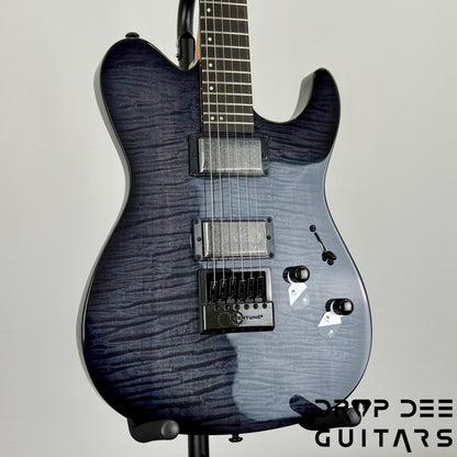 ESP LTD TH-1000 Evertune Electric Guitar - See Thru Black Sunburst