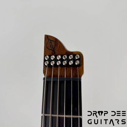 Infinia Neptune Headless Electric Guitar w/ Bag - Black Walnut