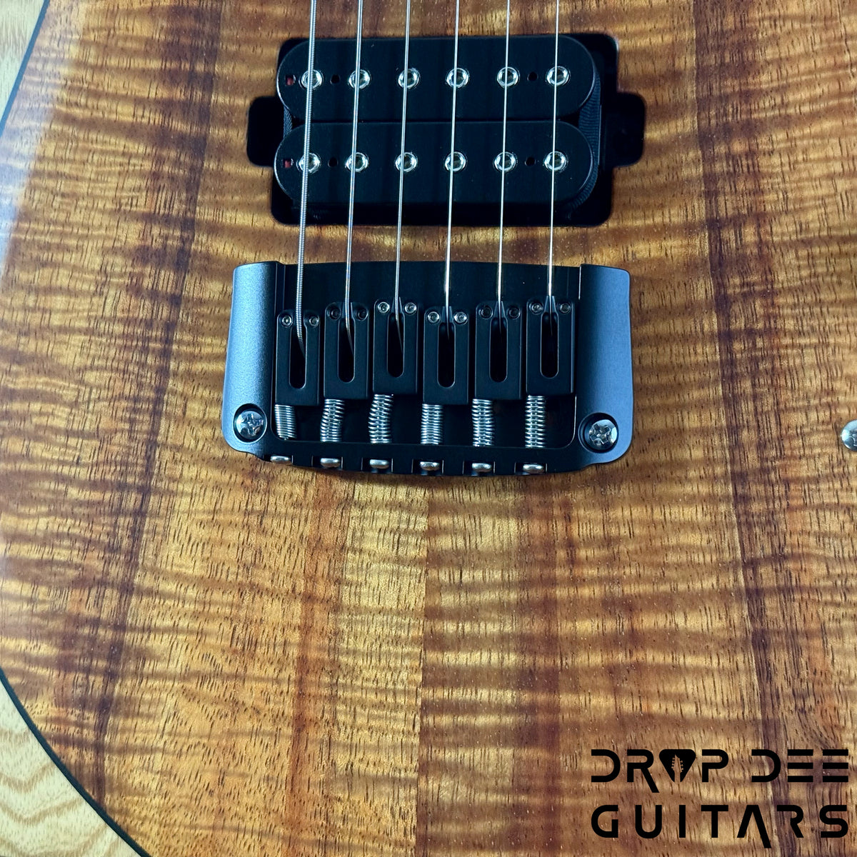 Schecter Custom Shop Sunset Extreme Exotic Electric Guitar w/ Case - Koa Vintage Natural Satin