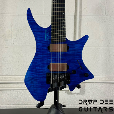 Strandberg Boden Prog NX 7 Headless Multiscale 7-String Electric Guitar w/ Bag - Deep Blue