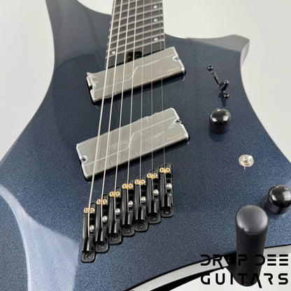 Ibanez Alpha A527 Multiscale 7-String Electric Guitar w/ Bag - Iron Pewter