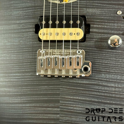 Schecter USA Custom Shop Sunset Custom-II HSS Electric Guitar w/ Case - Trans Black