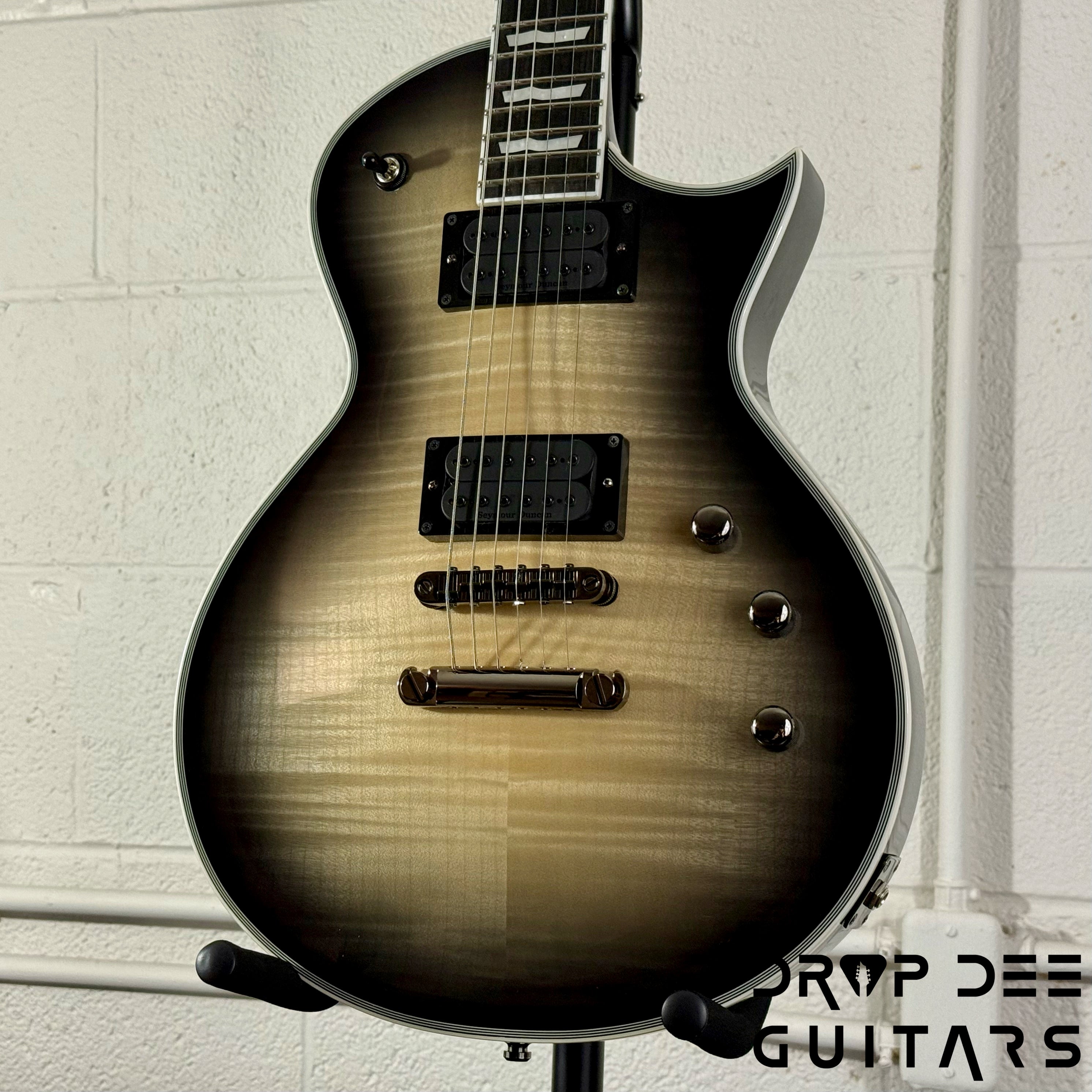 ESP E-II Eclipse FM Electric Guitar/ Case - Black Natural Burst