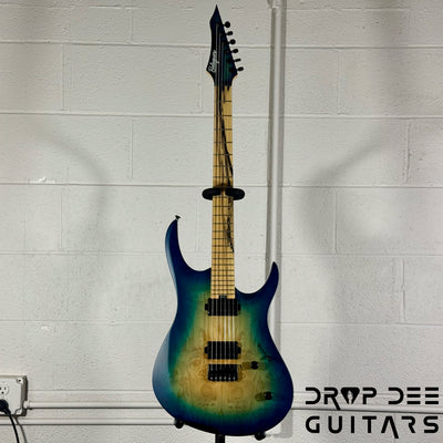 Balaguer DDG Exclusive Run Diablo Baritone Electric Guitar w/ Bag (1051) - Island Burst